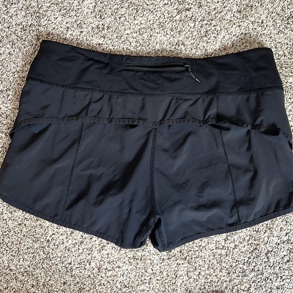 Black 4 way stretch speed shorts - Picture 2 of 3